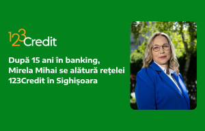 După 15 ani în banking, Mirela Mihai se alătură rețelei 123Credit în Sighișoara