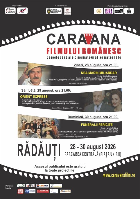 Caravana filmului românesc la Radauti