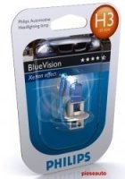 Bec auto H3 12V 55W  PHILIPS BLUEVISION ULTRA BLISTER 1 BUC