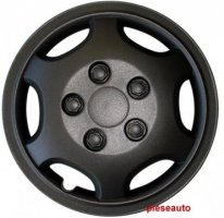 CAPACE ROTI 15INCH, NEGRE, SIOUX, 4 BUC