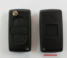 Carcasa telecomanda compatibila Peugeot