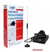 Kit Statie radio CB PNI Escort HP 8000 ASQ + Antena CB PNI 18-244