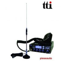 Kit Statie radio CB TTi TCB-880H + Antena CB Midland 18-244