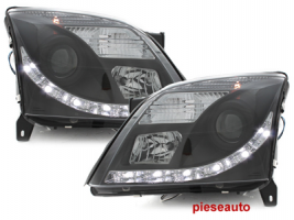 Faruri DAYLINE Opel Vectra C 02-05 negru-