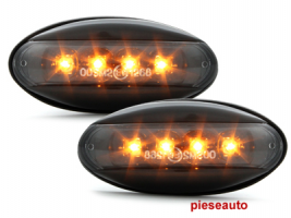 LED semnal aripi lukas Peugeot 206  carcasa neagraRS negru