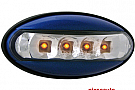 LED semnal aripilukas Peugeot 206  carcasa albastra  RS clear