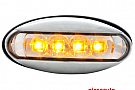LED semnal aripilukas Peugeot 206  carcasa chrom  RS clear