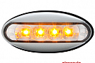 LED semnal aripilukas Peugeot 206  carcasa gri  RS clear