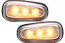 Semnale aripi cu LED-uri Opel Astra G, Zafira A crom-
