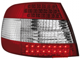 Stopuri LED Audi A4 B5 Lim. 95-10.00  rosu/cristal