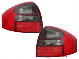 Stopuri LED Audi A6 4B 97-04  rosu/fumuriu