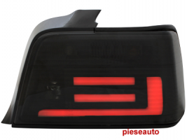 Stopuri LED BMW E36 Sedan 92-98 negru / fumuriu-