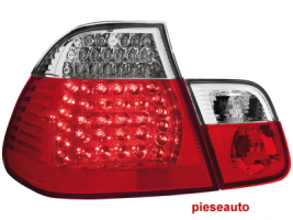 Stopuri LED BMW E46 limuzina 98-01  rosu/cristal 4-usi