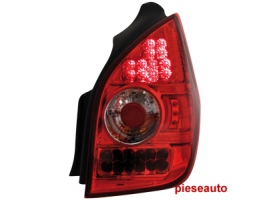 Stopuri LED Citroen C2 02-05 rosu/cristal