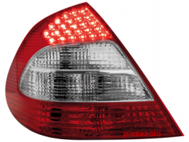 Stopuri LED Mercedes Benz E W211 Limousine_rosu cristal