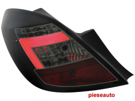 Stopuri LED Opel Corsa D 06-10 5D negru / fumuriu-