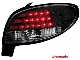 Stopuri LED Peugeot 206 98-09 negru