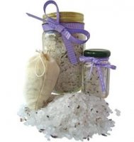 Sare de baie handmade cu glicerina si uleiuri esentiale