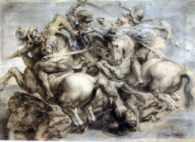 Fresca "Batalia de la Anghiari", capodopera pierduta a lui da Vinci